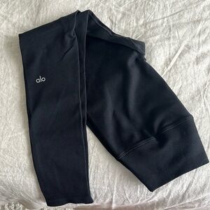 Black Alo ribbed leggings (M)